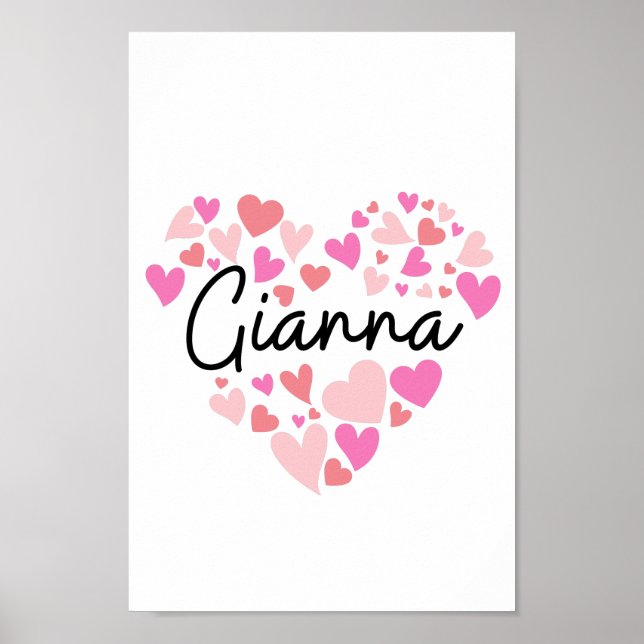 I Liebe Gianna Poster (Vorne)
