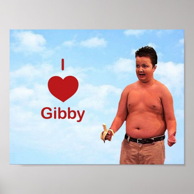 I Liebe Gibby Poster (Vorne)