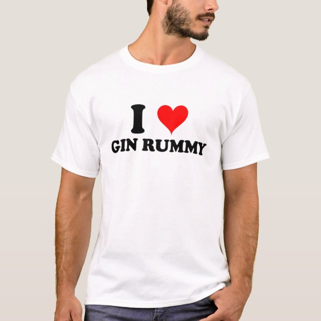 I Liebe-GinRummy T-Shirt (Vorderseite)