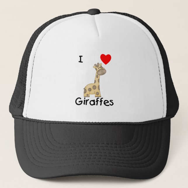I Liebe-Giraffen (2) Truckerkappe (Vorderseite)