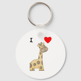 I Liebe Giraffen (3) Schlüsselanhänger