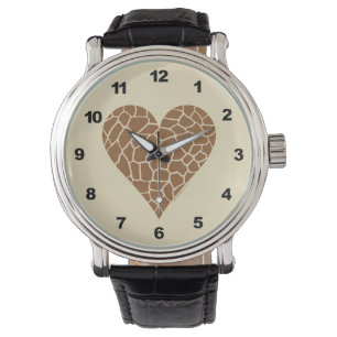 I Liebe Giraffen Armbanduhr