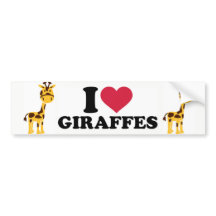 I Liebe Giraffen