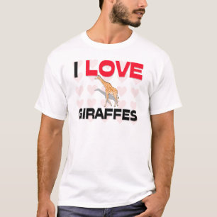 I Liebe-Giraffen T-Shirt
