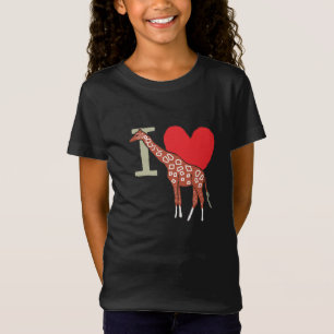 I Liebe Giraffen T-Shirt
