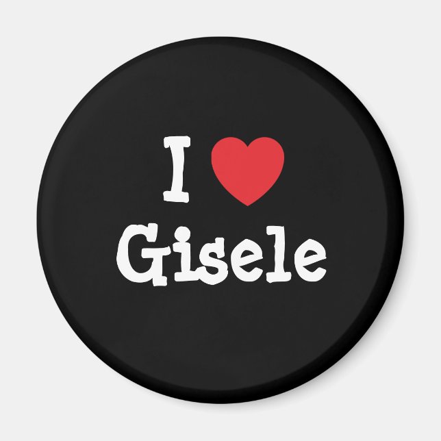 I Liebe Gisele T - Shirt Magnet (Vorne)