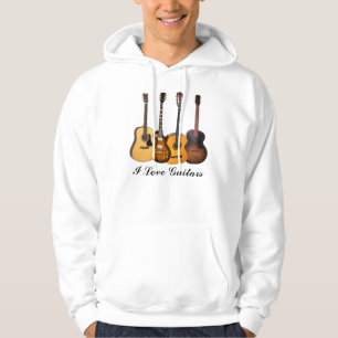 I LIEBE-GITARREN HOODIE