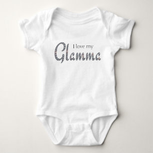 I Liebe Glamma Babybodysuit Baby Strampler