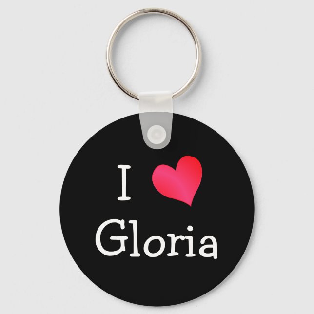 I Liebe Gloria Schlüsselanhänger (Vorderseite)