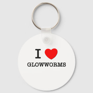 I Liebe Glowwürmer Schlüsselanhänger