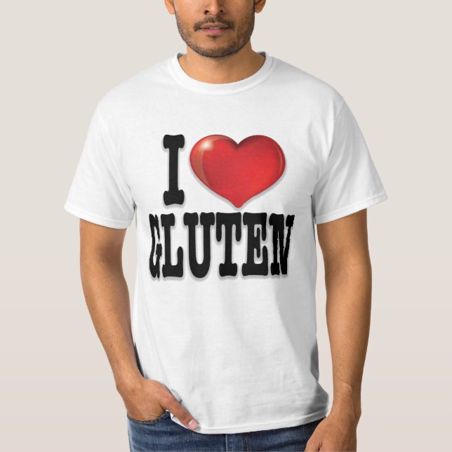 I LIEBE GLUTEN (Light Version) T-Shirt (Vorderseite)