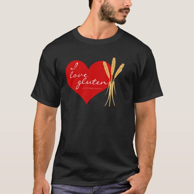 I Liebe-Gluten T-Shirt (Vorderseite)