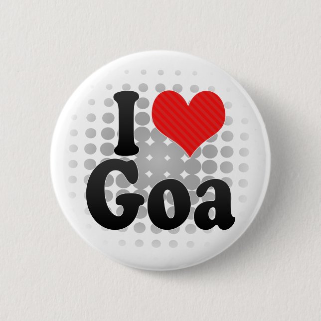 I Liebe Goa Button (Vorderseite)