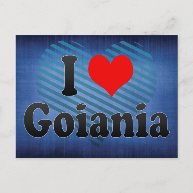 I Liebe Goiania, Brasilien Postkarte (Vorderseite)