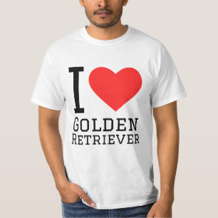 I Liebe Golden Retriever T-Shirt