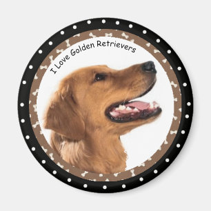 I Liebe Golden Retrievers Magnet