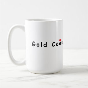 I Liebe Goldküste Kaffeetasse
