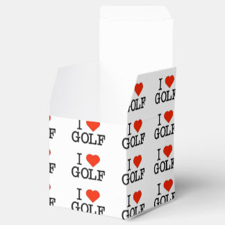 I Liebe Golf Geschenkschachtel