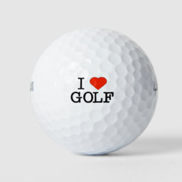 I Liebe Golf Golfball