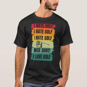 I Liebe Golf Golfing Player Golfer Coach Sport Gra T-Shirt