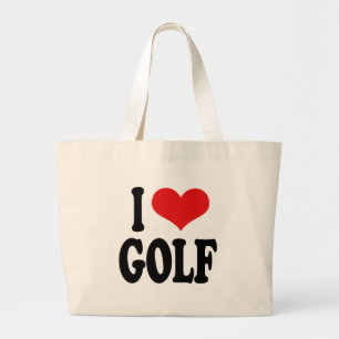 I Liebe-Golf Jumbo Stoffbeutel