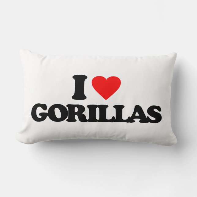 I LIEBE-GORILLAS LENDENKISSEN (Vorderseite)