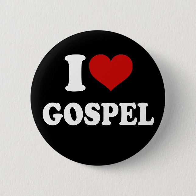 I Liebe Gospel Button (Vorderseite)