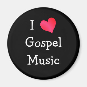 I Liebe Gospel Music Magnet