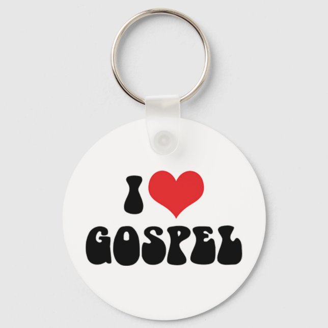 I Liebe Gospel Schlüsselanhänger (Vorderseite)