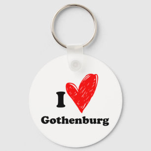 I Liebe Göteborg Schlüsselanhänger
