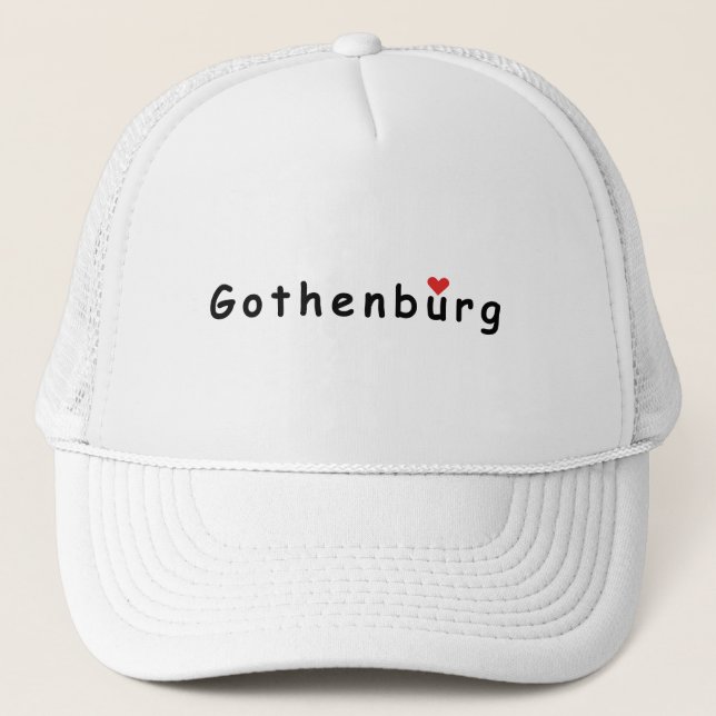 I Liebe Göteborg Truckerkappe (Vorderseite)