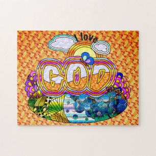 I Liebe-Gott-Puzzlespiel Puzzle