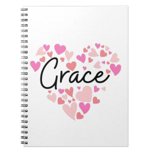 I Liebe Grace Notizblock