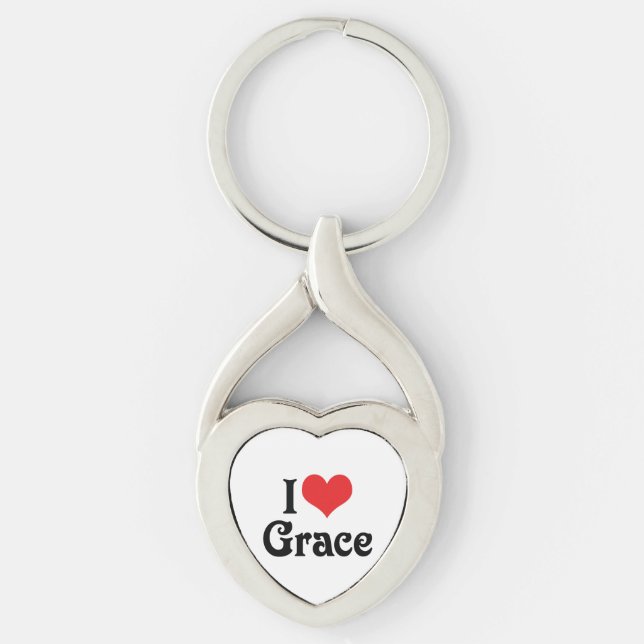I Liebe Grace Schlüsselanhänger (Vorderseite)