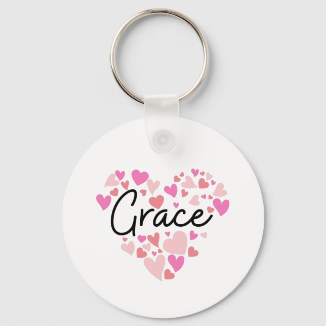 I Liebe Grace Schlüsselanhänger (Vorderseite)