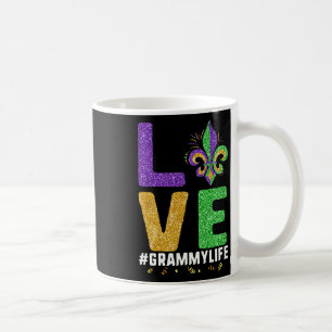 I Liebe Grammy Life Mardi Gras Grammylife Fleur De Kaffeetasse