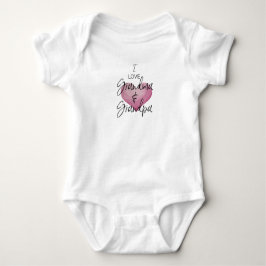 I LIEBE GRANDMA Babybodysuit Baby Strampler