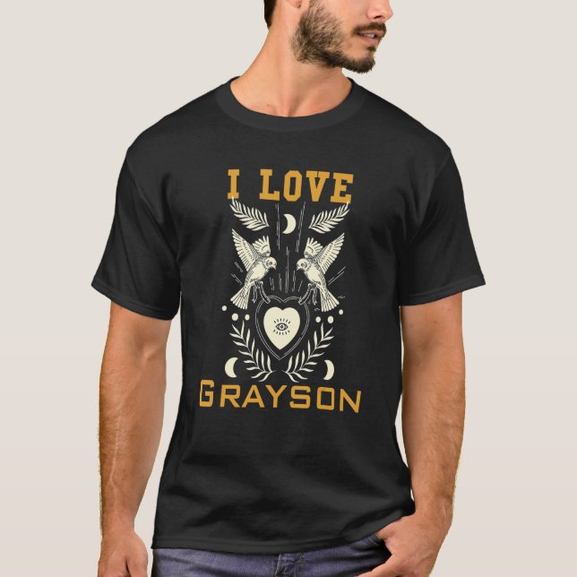 I Liebe Grayson T-Shirt (Vorderseite)
