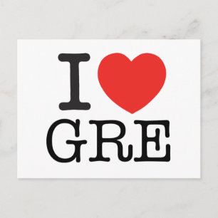 I Liebe Gre Postkarte