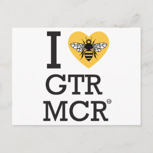 I Liebe Greater Manchester Postkarte
