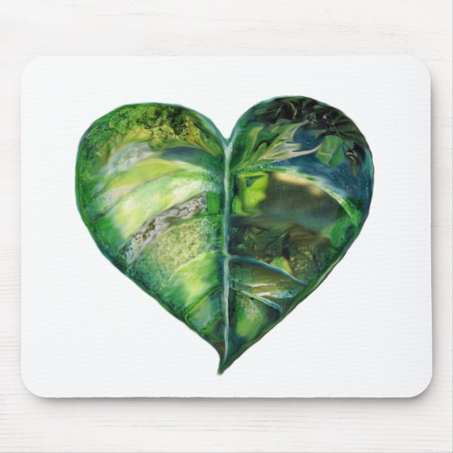 I Liebe Green Mousepad (Vorne)