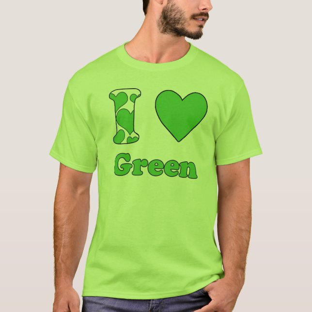 I Liebe Green T-Shirt (Vorderseite)