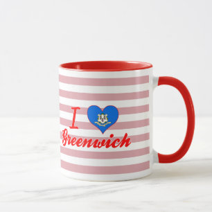 I Liebe Greenwich, Connecticut Tasse