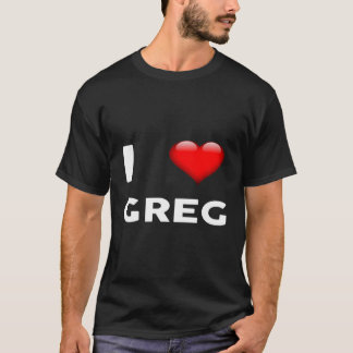 I Liebe Greg Hoodie Name T-Shirt