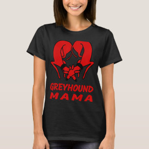 I Liebe Greyhound Mama Mütter Tag Galgo Whippet Es T-Shirt