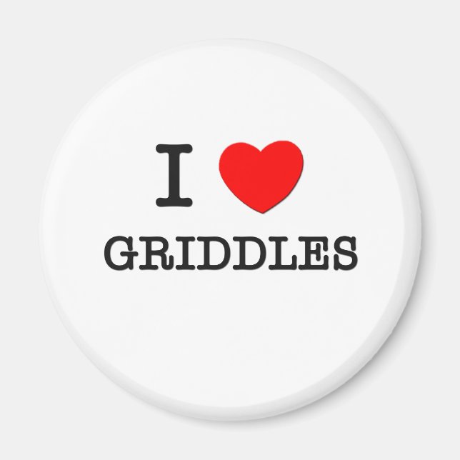 I Liebe Griddles Magnet (Vorne)