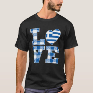 I Liebe Griechenland I Liebe Athen Schöne Griechen T-Shirt
