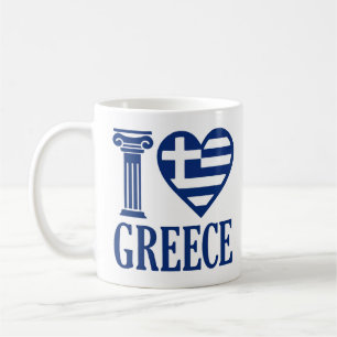 I Liebe Griechenland Kaffeetasse