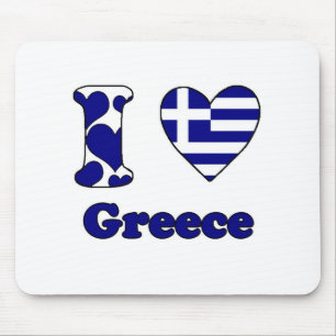 I Liebe Griechenland Mousepad