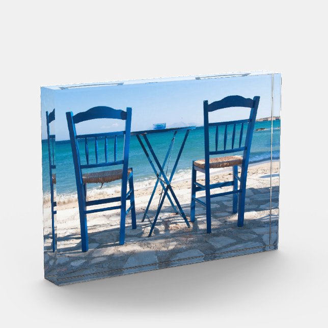 I Liebe Griechenland Taverna Foto blau-weiß (Links)